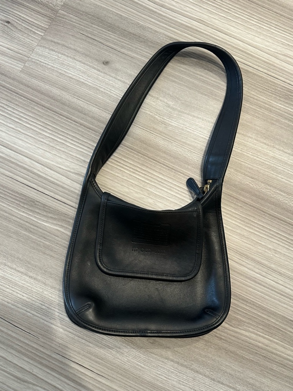 Coach Black Leather Vintage Mini Ergo - Picture 9 of 11